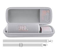 Aenllosi for JBL Flip 7/6/5 Portable Bluetooth Speaker Hard Travel Protective Storage Case, White