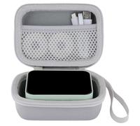 Aenllosi Hard Carrying Case Compatible with Pristar Label Maker Machine P15 Bluetooth Label Maker,Mesh Bag Holds for Pristar P15 Thermal Label Maker Tape(Grey，Case Only)