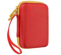 Aenllosi Hard Protective Storage Case for Uno Card Games Cards, Red | Hard Shell Protection, Elastic Straps Hold Device, Smooth Zipper Closure, Carrying Handle for Daily Transport, Case Only