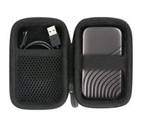Aenllosi Hard Storage Case for WD My Passport SSD 1TB 2TB 4TB 500GB, Black
