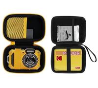 Aenllosi Hard Travel Case Compatible with Kodak PIXPRO WPZ2 Waterproof Digital Camera+Kodak Mini 3 Retro/Shot 3 Retro/Shot Combo 3 Photo Printer (Yellow,only case)
