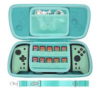 Aenllosi Hard Travel Case for Hori Nintendo Switch Split Pad Pro/Hori Split Pad Compact Controller, Only Case (Green)