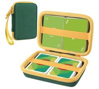 Aenllosi Hard Travel Protective Casling Case for Uno Card Games,Hard Case Capacity Max for 300 Cards - Not Including Cards(Deep Green，Case Only)