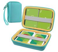 Aenllosi Hard Travel Protective Casling Case for Uno Card Games,Hard Case Capacity Max for 300 Cards - Not Including Cards(Light Green，Case Only)