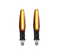 Aenmcs Headlight Kit 24Led Motorcycle LED Turn Signal Lights Flowing Indicators Front Rear Light FIT For Honda(2Pcs Yellow)