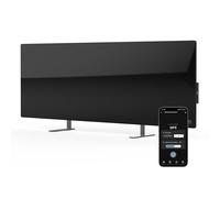 AENO Smart Infrared Panel Heater with WiFi 700W Energy Saving and Environmentally Friendly Infrared Heater Indoor Horizontal/Vertical Wall Mountable or Freestanding Reddot Winner 2023, Black