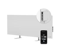 AENO Smart LED Infrared Panel Heater with WiFi 700W Energy Saving and Environmentally Friendly Infrared Heater Indoor Horizontal/Vertical Wall Mountable or Freestanding Reddot Winner 2023, White