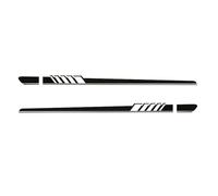 AENQNVK 2Pcs/lot Car Waist Side Skirt Decoration Stickers Vinyl Decals,Fit For Mercedes Benz W205 W203 W204 C Class Accessories