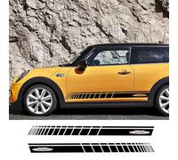 AENQNVK Car Door Side Skirt Stripes Stickers Decals Decoration,Fit for MINI John Cooper Works R56 R58 R59 F57 F56 Hatchback