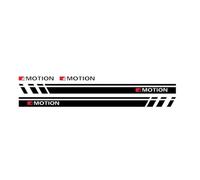 AENQNVK Car Door Side Stickers,Fit For VW Transporter T3 T4 T5 T6 4Motion Camper Van Graphics Stripes Vinyl Decals Accessories