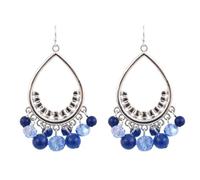 Aenu Teardrop Earrings for Women Multi Boho Beaded Dangle Drop Earring, L, Zinc, No Gemstone