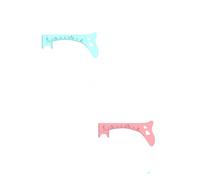 AENZA 2 Pcs Eyebrow ruler, eyebrow mapping ruler, eyebrow measuring tool, eyebrow template, eyebrow card assistant, soft silicone eyeliner, quick eye makeup tool for defining eyebrows and lip lines