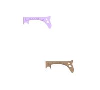 AENZA 2 Pcs Eyebrow ruler, eyebrow mapping ruler, eyebrow measuring tool, eyebrow template, eyebrow card assistant, soft silicone eyeliner, quick eye makeup tool for defining eyebrows and lip lines