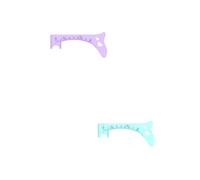 AENZA 2 Pcs Eyebrow ruler, eyebrow mapping ruler, eyebrow measuring tool, eyebrow template, eyebrow card assistant, soft silicone eyeliner, quick eye makeup tool for defining eyebrows and lip lines