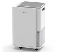 AEOCKY 12L/d Dehumidifier for Home, Smart Compressor Dehumidifier with Drain Hose, for Drying Clothes, Bedroom, Bathroom, Basement
