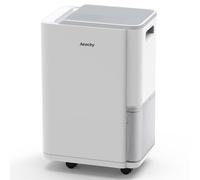 AEOCKY 25L/d Dehumidifier for Home, Applicable to 200m³ (50m²), Smart Compressor Dehumidifier with Drain Hose, for Drying Clothes, Bedroom, Bathroom, Basement
