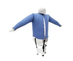 AEOLUS IronDryer Automatically Dries Irons Shirts Polo-Shirts Blouses Freshens up and Sanitizes Clothes Fabrics Ironing System 4 in 1 Vertical Iron 3 Programs 4 Wheels SA02 ECO INOX 5 Years Warranty