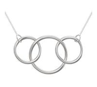 Aeon 30th Birthday Necklace - 925 Sterling Silver | Adjustable 16-18 Inch Silver Necklace | Polishing Cloth | Decade Infinity Ring