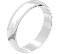 Aeon 925 Sterling Silver Court Wedding Ring - 4mm | Size J