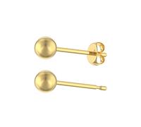 Aeon Gold Ball Stud Earrings - 6mm 9 Carat Yellow Gold | Simple Timeless Design | Gift Box & Polishing Cloth Included