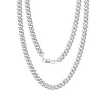 Aeon Mens Chain Necklace - 5mm | Hallmarked 925 Sterling Silver Jewellery | 24" Curb Chain | Polishing Cloth & Gift Box