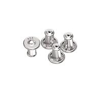 Aeon Secure Replacement Earring Backs - 2 Pairs | 925 Sterling Silver Secure Bullet Safety Backings With Silicone Inner | Earrings Stopper