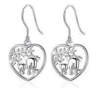 AEONSLOVE Elephant Gift for Women Sterling Silver Elephant Earrings for Women Girls Daughter Mother Birthday Christmas Valentine's Day Jewellery Gifts
