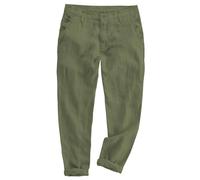 AeoTeokey Mens Linen Pants Casual Summer Beach Trousers Lightweight Pants Cotton Long (Army Green, 36W x 34L)
