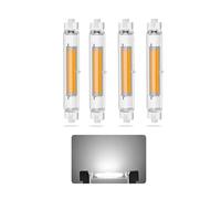 AEPOYU R7S LED Bulb 78mm Dimmable - 15W Equivalent 150W Halogen Bulb | R7s LED Bulb Flicker-Free 360° Light Angle - Cool White 6000K, 1000LM, Energy Saving Floodlight, 4 Pack [Energy Class F]