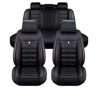 AEQTUDCB Car Seat Cover, For Nissan Qashqai (J12) 2021-2024 Non-Slip Waterproof Durable Leather Seat Covers compatible Side Airbag Car Accessories,E
