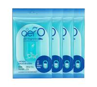 AER O Hanging Car Air Freshener Gel, Cool Breeze, 30 Days, Pack of 4 | Leak-proof gel neutralizes odors with steady, long-lasting freshness; hangs from your rear-view mirror