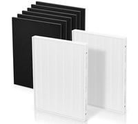 Aera Max 300 HEPA Filter Replacement Compatible with Fellowes Aeramax 290/300/DX95 Purifiers HEPA Air Filter 9287201, Also Fit AP-300PH HF-300, 2 HEPA & 6 Carbon Pre-Filter