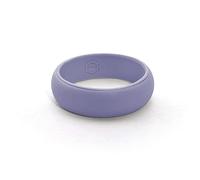 AERA Silicone Wedding Band for Women - Thin Breathable Classic Design Rubber Ring (Size 4-9), 6, Silicone, No Gemstone