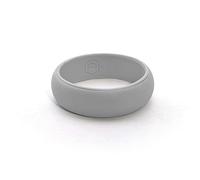 AERA Silicone Wedding Ring Band for Women - Thin, Breathable, Classic Design Rubber Ring (Size 4-9), Silicone, No Gemstone