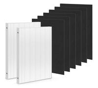 AeraMax 300 HEPA Filter Replacement Compatible with Fellowes AeraMax 290 300 DX95 Purifiers True HEPA Air Filter Also Fit AP-300PH HF-300 Part#9287201, 2x H13 True HEPA and 6x Carbon Pre-Filter