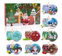 Aeraroma Christmas Candle Set, 8 Pack Christmas Scented Candles, 20oz Scented Candle Gift for Women Men, Aromatherapy Soy Wax Candles with Holiday Scents, Idea for New Year, Winter Décor, Party Decor