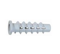 Aerated Concrete Dowels Gas Concrete Dowels Nylon Special Dowels Mounting Dowels for Aerated Concrete & Lightweight Building Blocks 6 × 50 mm - Pack of 100