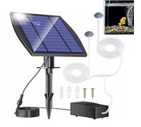 Aerator for Fish, Fishing Aerator | Solar Oxygen Pump Aerator with Three Modes, Tif Fish Oxygenator Bubbler Pond Quiet for Hydroponics Wide Fishing