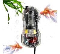 Aerator for Fish Tank | Fish Air Pump Bubbler | Space Saving, Ultra Silent Air Aerator Pump, Quiet Aquarium Bubbler Aerator for Turtle Tank, Fishing Buckets