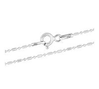 AeraVida 1mm Shiny Mixed Ball Diamond Cut .925 Sterling Silver Chain Necklace 18 inches | Unisex Minimalist Daily Sterling Silver Necklace