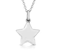 AeraVida Stellar Little Star .925 Sterling Silver Pendant Necklace