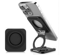 Aerbeis Magnetic Ring Holder for MagSafe Dual-Side Magnetics, Removable Gym Phone Grip with Kickstand for iPhone 16/15/14/13/12/ Series MagSafe Case All Phones Compatible with Magnetic Car Mount