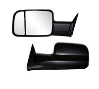 AERDM New Pair Towing Mirrors Black Housing Compatible with View Mirrors 94-01 Dodge Ram 1500, 94-02 Ram 2500 3500 Truck Manual Adjusted Side Set Left+Right