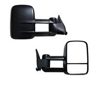 AERDM Towing Mirrors Manual Operated Textured Black Telescoping fit 1988-1998 Chevy GMC Exterior Accessories Mirrors fit C1500 C2500 C3500 K1500 K2500 K3500