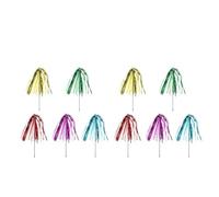 Aerensic 5pcs-15pcs Cat Toys Feather Wand Kitten Cat Teaser Feather Interactive Stick Toy Wire Chaser Wand Toy Random Color(2)