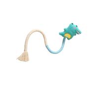 Aerensic Cat Scratcher Rope Toy Cotton Rope Bite-resistant Chewing Toy Furniture Protector Scratching Toy Cat Puzzle Cute Shape(3)