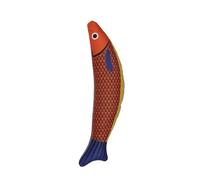 Aerensic Cat Toy Catnip 3D Simulation Fish Goldfish Kitten Toys Pillowfish Interactive Sounding Cat Chew Bite Plush Toys Supplies(1)