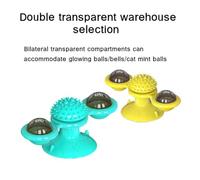 Aerensic Windmill Cat Toy Interactive Pet Toys For Cat Game Toy With Whirligig Turntable For Kitten Brush Teeth Pet Supplies(7)