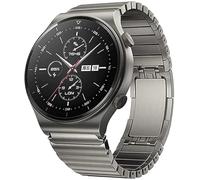 Aergood 22mm Titanium Alloy Strap,Compatible with Samsung Galaxy Watch 46mm/Watch 3 45mm/Gear S3,22mm Metal Band,for Huawei Watch 3/3 pro/ GT2 Pro 46mm/GT2e 46mm/Ticwatch Pro 3 - Gray