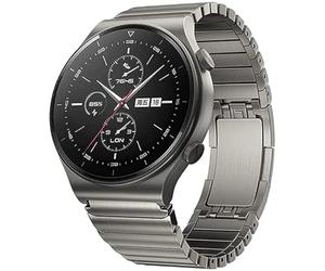 Aergood 22mm Titanium Alloy Strap,Compatible with Samsung Galaxy Watch 46mm/Watch 3 45mm/Gear S3,22mm Metal Band,for Huawei Watch 3/3 pro/ GT2 Pro 46mm/GT2e 46mm/Ticwatch Pro 3 - Gray